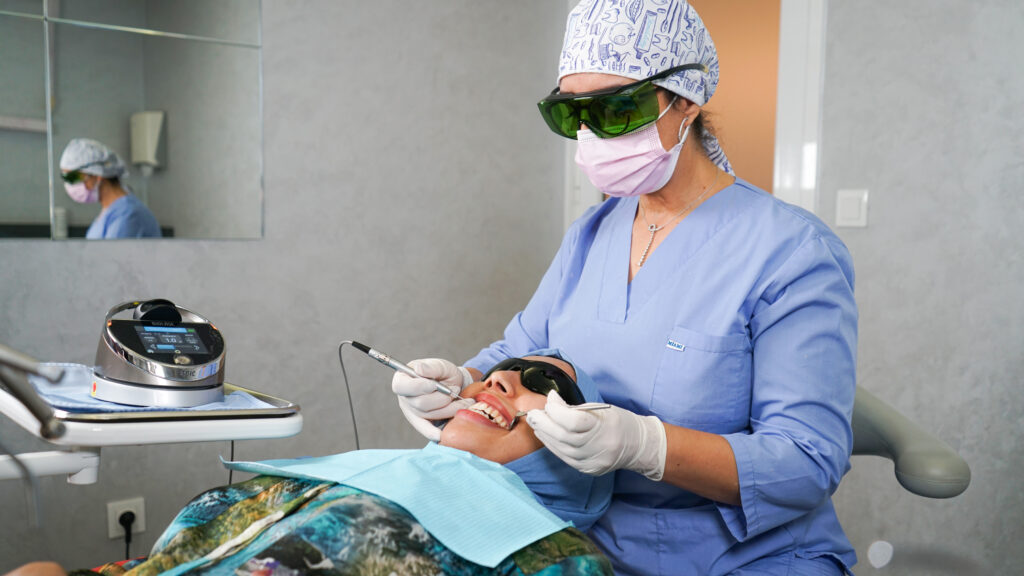 Soins de gencives parodontie